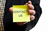 Contact us post it