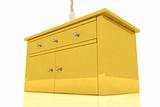 Golden cupboard
