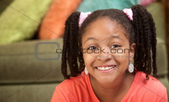 Happy African-American Child