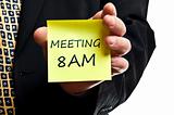 Meeting at 8AM