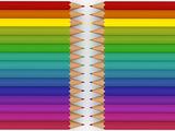 3d pencil colorful