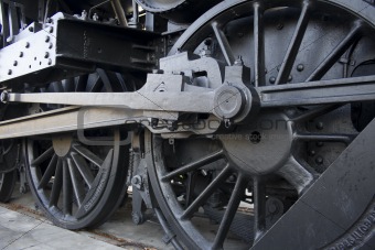 Steam engine wheel