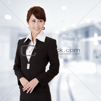 Successful young executive woman