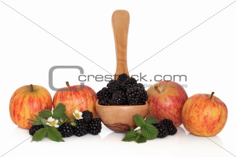 Blackberry and Apple Fruit