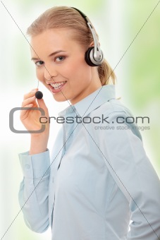 Call center woman 