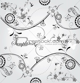 Abstract Floral Background 
