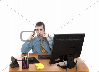 Worker at office