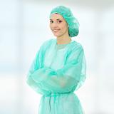 Portrait of female surgeon or nurse