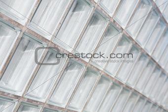 Pattern of Glass Block Wall 