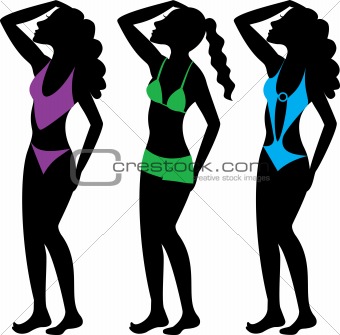 Swimsuit Silhouettes 2