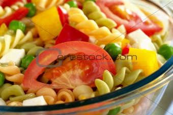 Pasta Salad with Fresh Vegetables