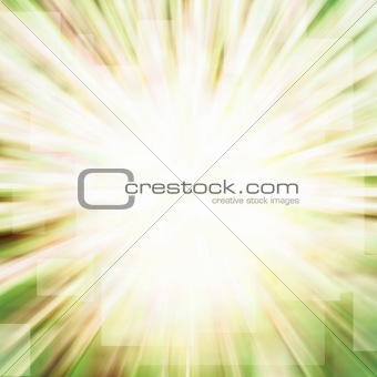 Green motion blur