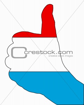 Luxembourg hand signal