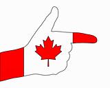 Canadian finger signal