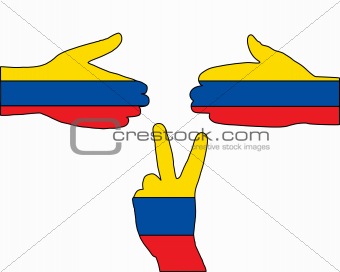 Ecuador hand signal