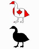 Canada goose flag