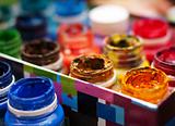 Colorful paintbox