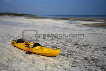 Kayak on Beach
