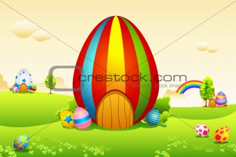 Easter Eggs House