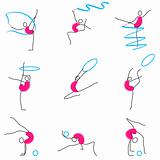 Poses of Gymnastic