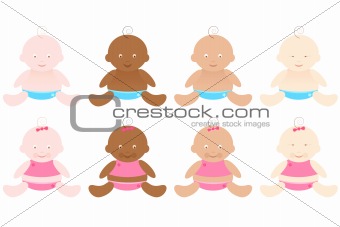 Multiracial Babies