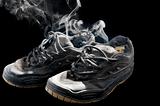 rotten old sneakers