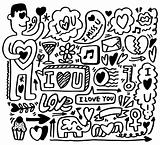 hand draw love element
