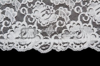 White pattern lace
