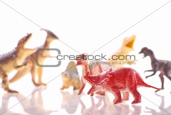 Toy Triceratops Figure