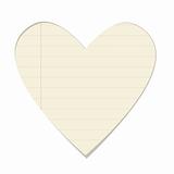 Valentine card from sheet of paper for your design
