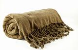 Cozy fringe blanket