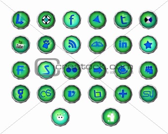 Set of different web icons