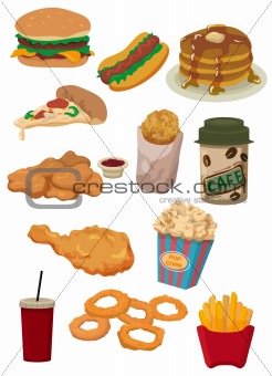 cartoon fast food icon