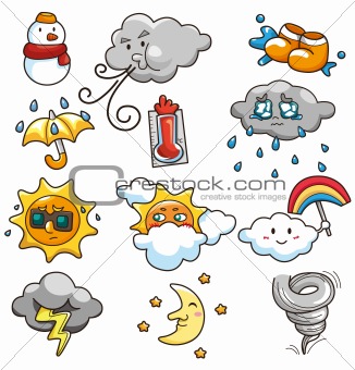 cartoon weather icon
