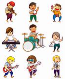 cartoon rock band icon