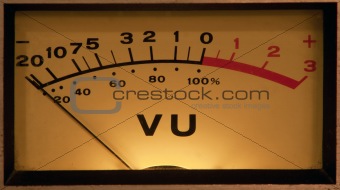 VU Meter illuminated