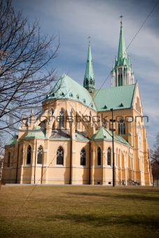 Neogothic Cathedral in Lodz