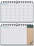 Vector calendar template