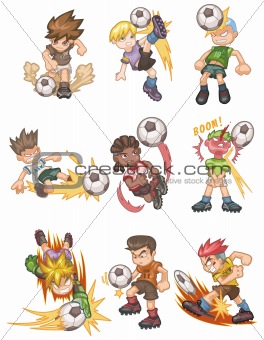 Image 3653786: cartoon soccer icon from Crestock Stock Photos