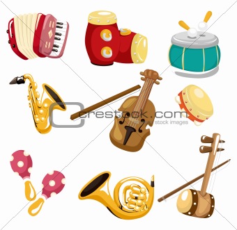 Image 3653818: cartoon musical instrument icon from Crestock Stock Photos