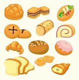 cartoon bread icon