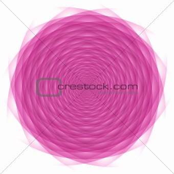 Circled pink ornament