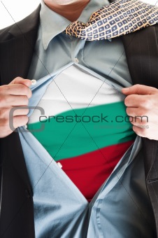 Bulgaria flag on shirt