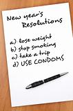 New year resolutions