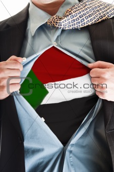 Sudan flag on shirt