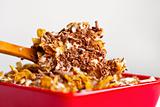 Corn flakes with chocolate