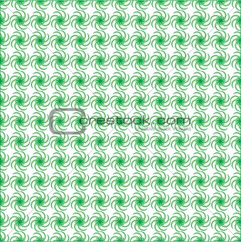 green floral fabric
