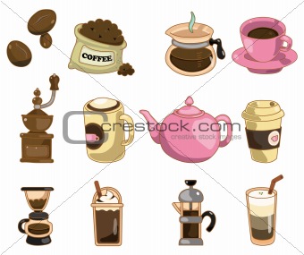cartoon coffee icon