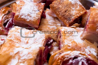 Cherry pie slices