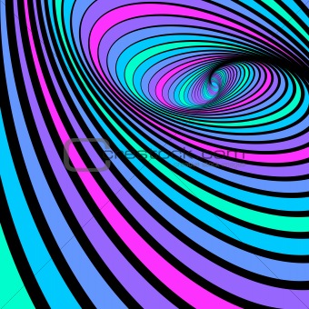 Whirl spiral movement. Abstract color background.